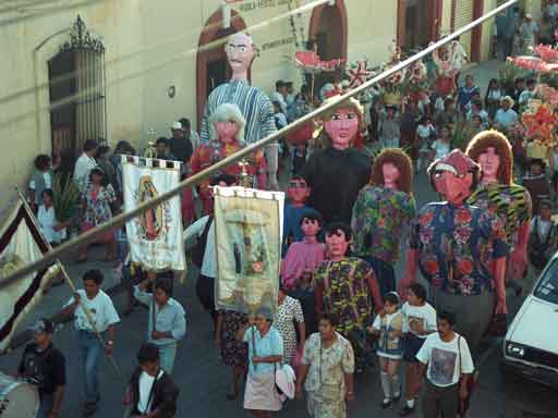 Procession in Oaxaca