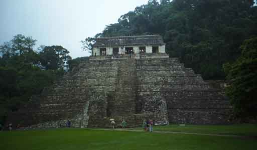 Temple of the inscriptions in Palenque