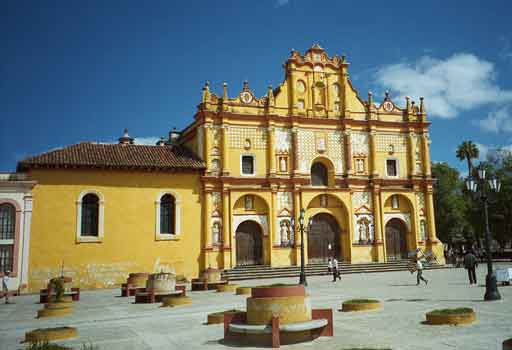 Het zocalo in San Cristobal