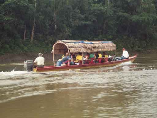 Varen over de Usumacinta rivier